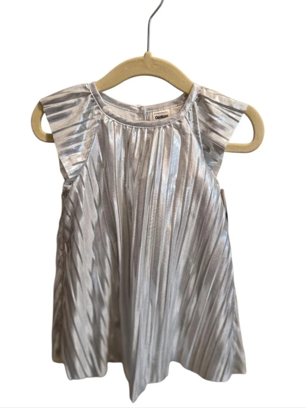 OshKosh B'gosh Shimmer Silver Toddler Dress